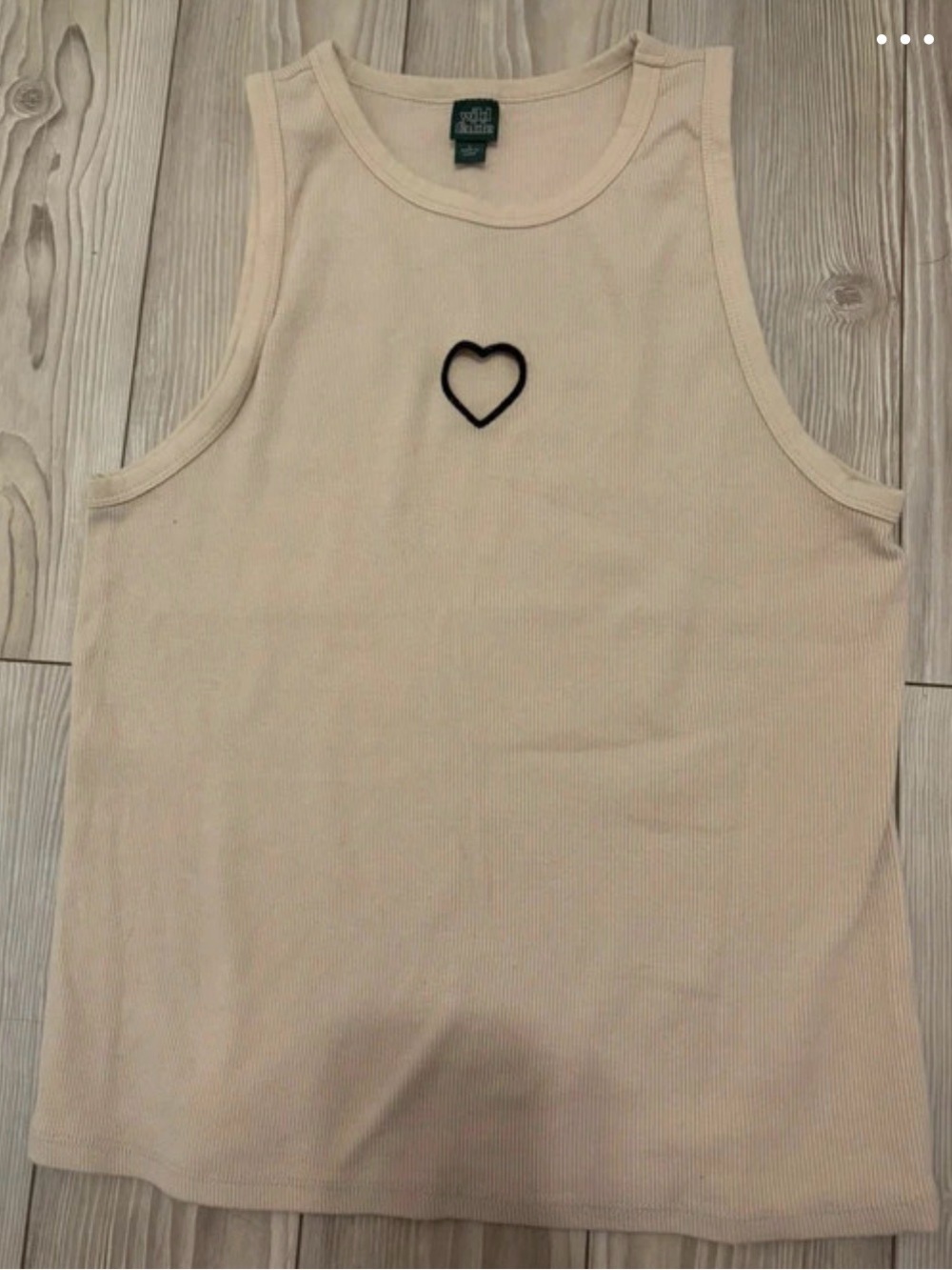 Wild Fable Heart Cut-out Tank Top